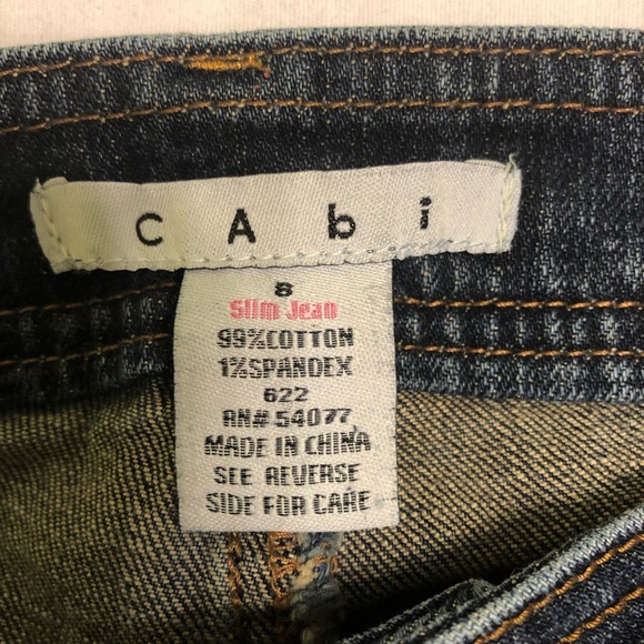 LIKE NEW Cabi 622 Slim Straight Leg Jeans - Picture 3 of 8